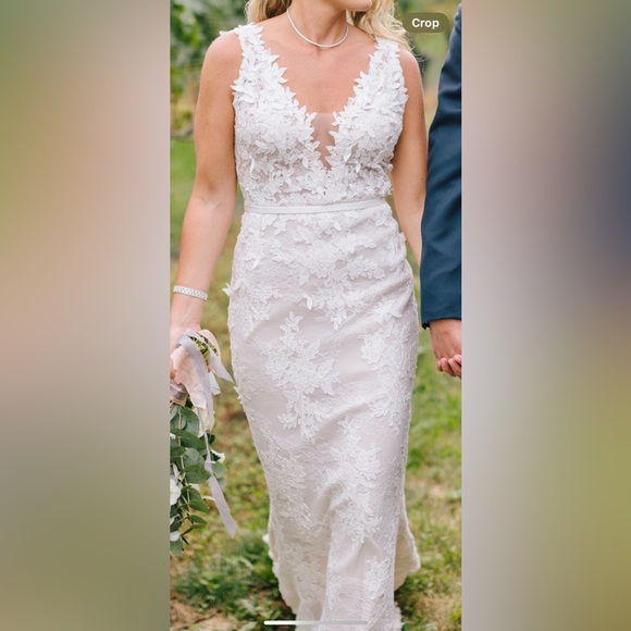 MIRA ZWILLINGER - VERONICA MERMAID DRESS (pre worn) XS/S or 2/4 - Picture 4 of 7